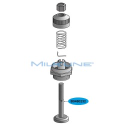 PERNO VALVOLA MOLLA OTTONE 3/4