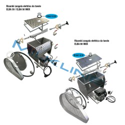 GUARNIZIONE VETRO SPIA X ELBA30/50 INOX