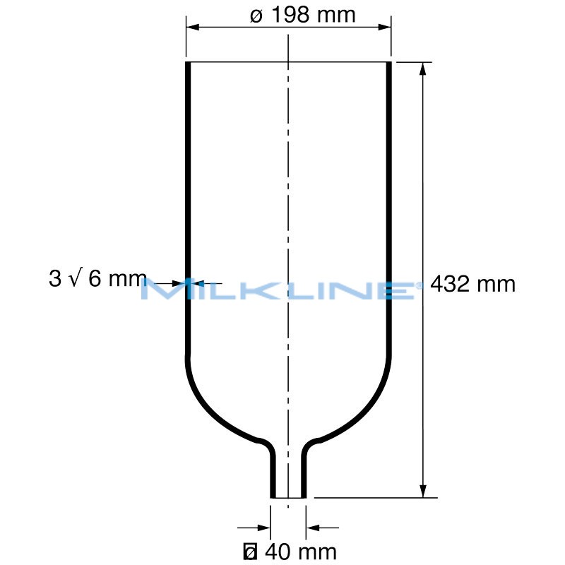 SANITARY TRAP A-TYPE 9L OPEN EXIT40