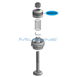 POMOLO VALV.MOLLA OTTONE 3/4