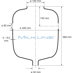 RECEIVING JAR A 50 E52 U52 MIELE