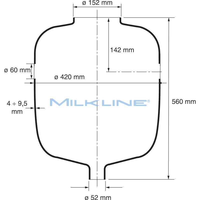 VASO TER A 50 E52 U52 MIELE