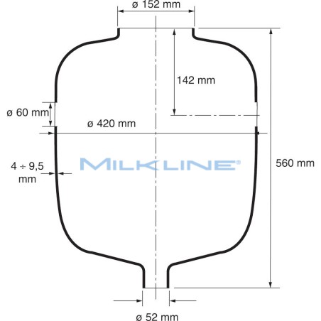 VASO TER A 50 E52 U52 MIELE