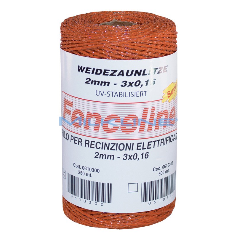 FILO FE SUPER D MT250X2MM ARAN 3X0,16