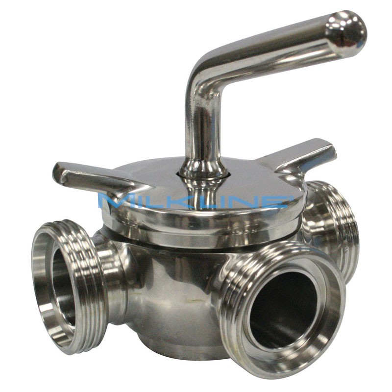 RUBINETTO INOX TRE VIE DN 32