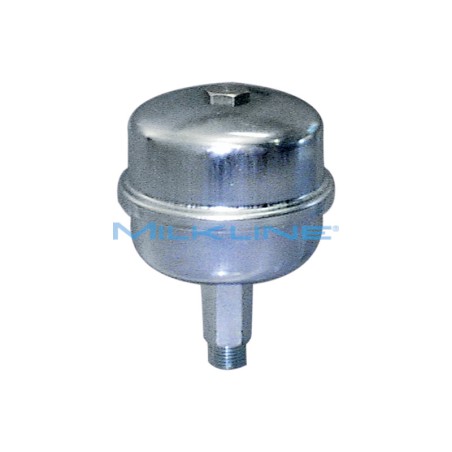 SILENCER 1/2"S GALVANIZED