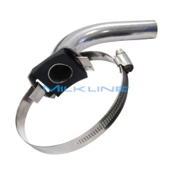 S/S 45° MILK INLET T62/83 F20/22 RIGHT