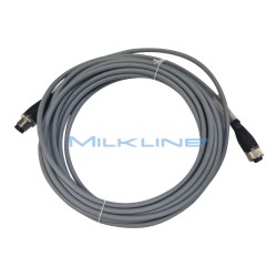 CONNECTOR/PLUG M12 - CABLEL 6M 4-PINS