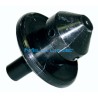 WASHING CUP PLASTIC PP D.24 MM BLACK