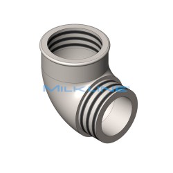 GALVANIZED ELBOW MF 2"