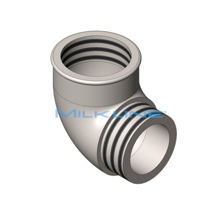 GALVANIZED ELBOW MF 2"