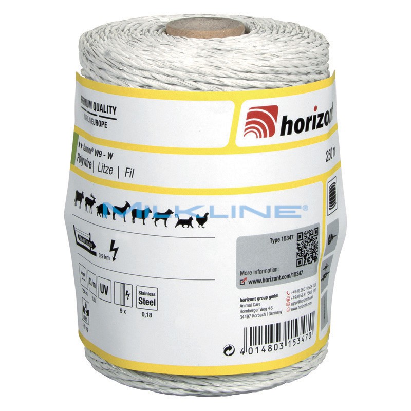 FILO FARMER 9 COND BIANCO 250MT