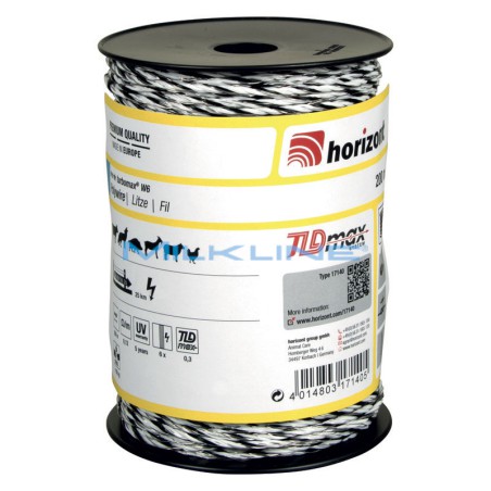 FILO TURBOMAX W6 TLD BIANCO/NERO MT200 - 6F