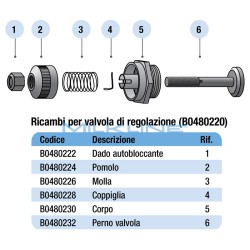 VALVOLA REG.A MOLLA OTTONE 3/4