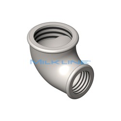 GALV. ELBOW FF RID.1"1/2 X 1"