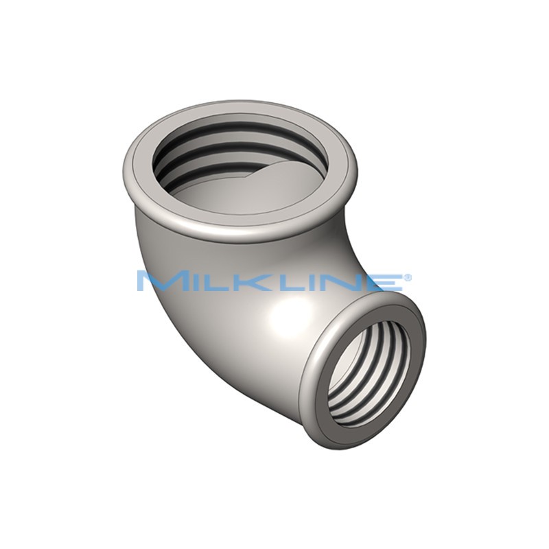 GALV. ELBOW FF RID.1"1/2 X 1"