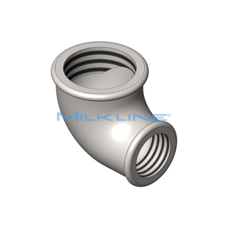 GALV. ELBOW FF RID.1"1/2 X 1"