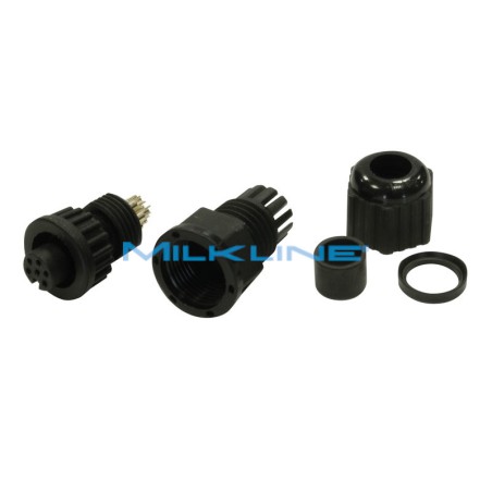 CONNECTOR FEMALE 6-PIN FOR HT HR NETWORK CABLE