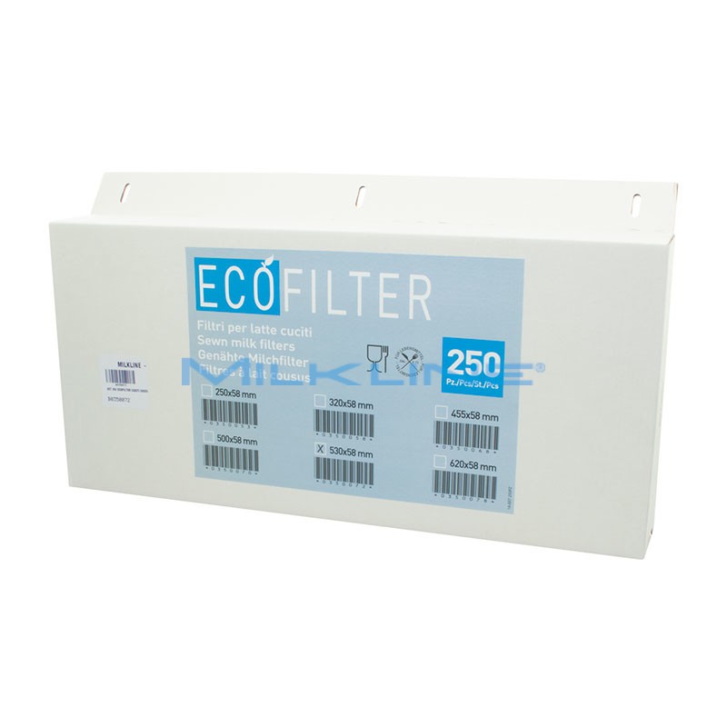 SET 250 ECOFILTER SEWN MILK FILTER 530X58
