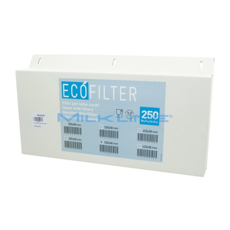 SET 250 ECOFILTER SEWN MILK FILTER 530X58