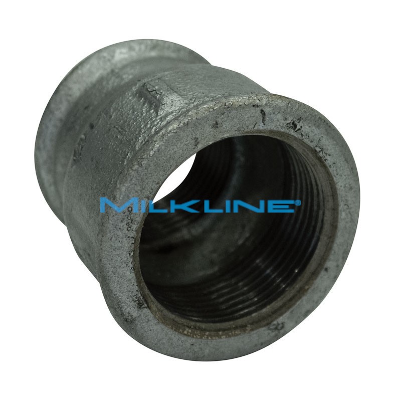 REDUCING SOCKET FF ZN 1"1/4 X 1"