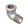 GALVANIZED ELBOW MF 1/2"
