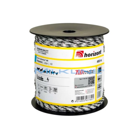 FILO TURBOMAX W6 TLD BIANCO/NERO MT400 - 6F