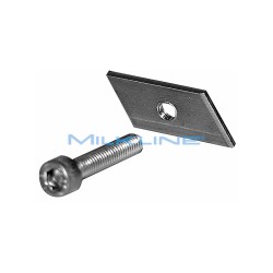 LITTLE THREADED PLATE FOR HOLDER