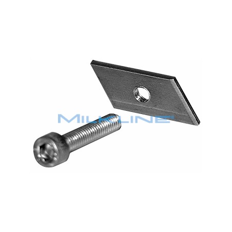 LITTLE THREADED PLATE FOR HOLDER