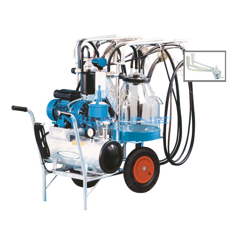 MILKING TROLLEY MINI 2/4/BUCK. GOAT 450 N/I SIL P30