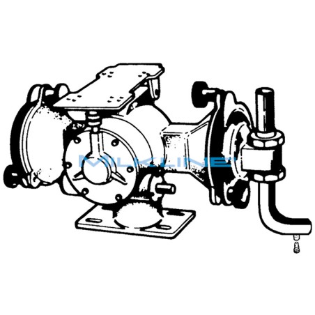 MILK PUMP - BOUBLE HEAD - DE15 BARE