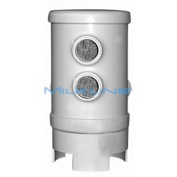 PRE-FILTER PVC 2 INLETS 1 OUT 4 INCHES COMPL