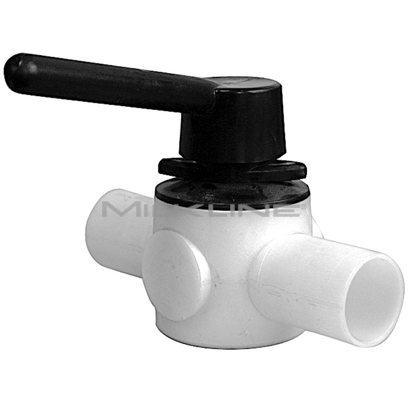 RUBINETTO A 2 VIE PLAST D.50