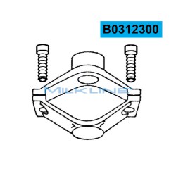 NYLON "T" PIPE HOLDER 1/2"X 1"