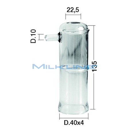 PL TEAT CUP SHELL FOR GOAT NZ BEND LINER