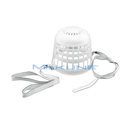 GREY CALF MUZZLE WITH STRAP