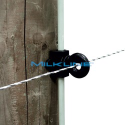 SET 25 ISOLATORI X PALI IN FIBRA DI VETRO 12MM