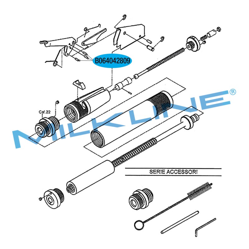 SPINA PORTA MOLLA X APP.MAC.ADLER BIC.