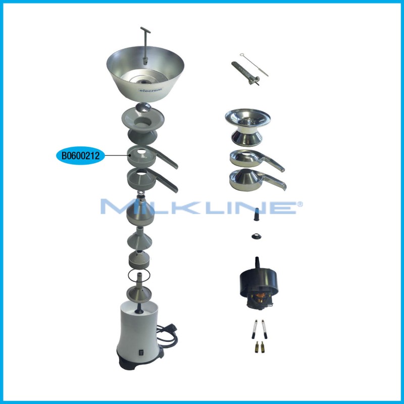 CORPO RICEVITORE CREMA X ELECREM 1 PL