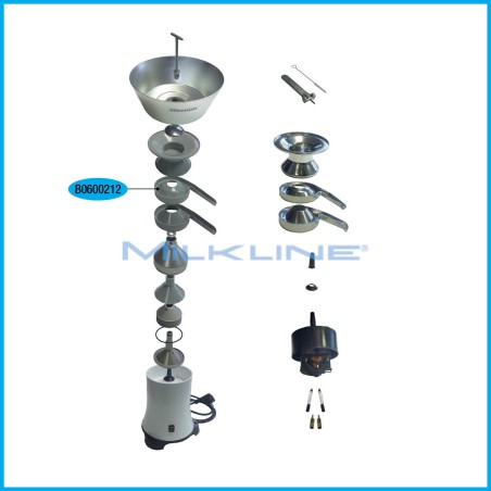 CORPO RICEVITORE CREMA X ELECREM 1 PL