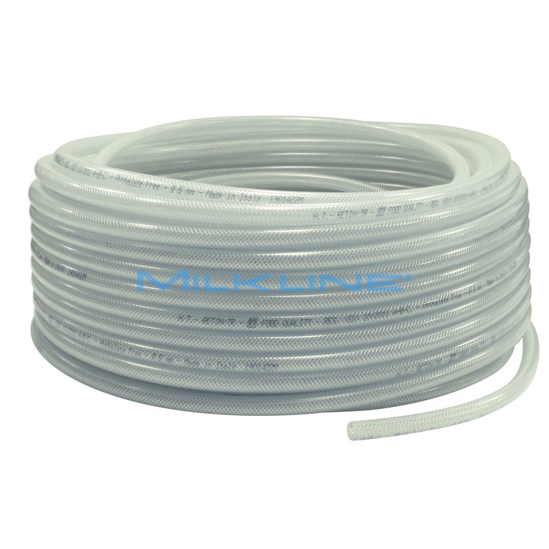 TUBO PVC TRASPARENTE RETINATO 8X14