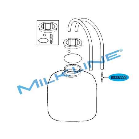 ADATTATORE X QUARTER MILKER TED