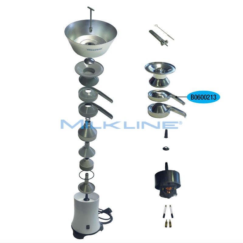 CORPO RICEVITORE CREMA X ELECREM 1 MET