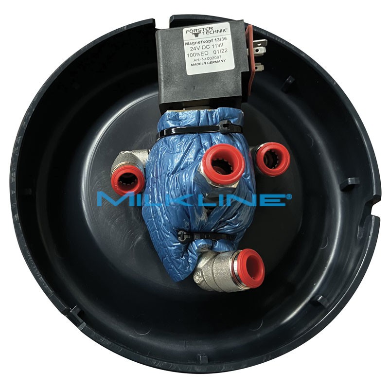 3/2-WAY-VALVE, NO, 24V DC, WITH PLUG CONNECTION & BITE PROT.