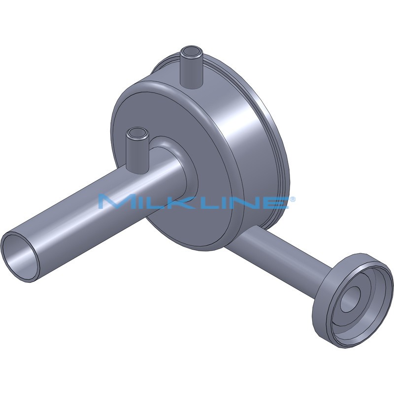 S/S BODY FOR MILK PUMP ML KW0,55-0,75 TUB LAV