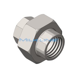 GALVANIZED C UNION FF 1"1/2"