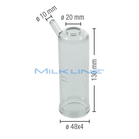 CANNELLO IN PLASTICA PER CAPRE NZ TIPO FB 48X4X130 D.20