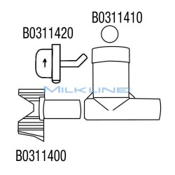 STRAIGHT JAR DRAIN WITH SAMPLER 38X16X16