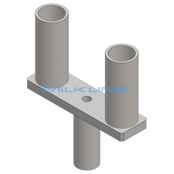 GALV. "Y" FORK FOR TROLLEY ML