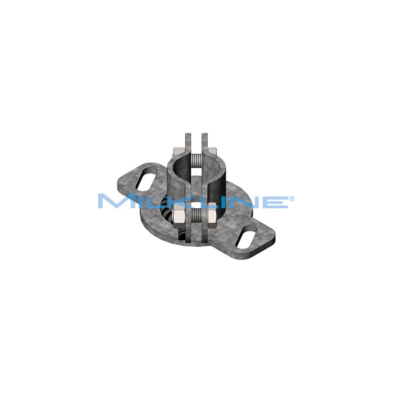 1"2 BOLT OPEN WALL MOUNTED SUPPORT BRACKET